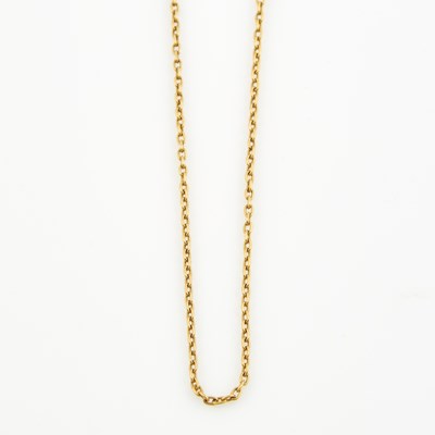 Lot 411 - Gold Neck Chain, 14K 2 dwt.