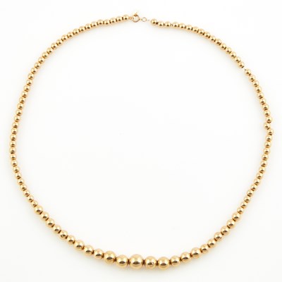 Lot 417 - Gold Necklace, 14K 2 dwt.