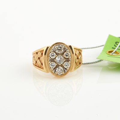 Lot 425 - Diamond Ring, 14K 5 dwt.