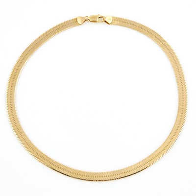 Lot 459 - Gold Neck Chain, 14K 24 dwt.