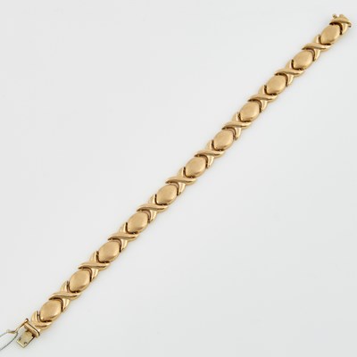 Lot 509 - Gold Flexible Bracelet, 14K 8 dwt.