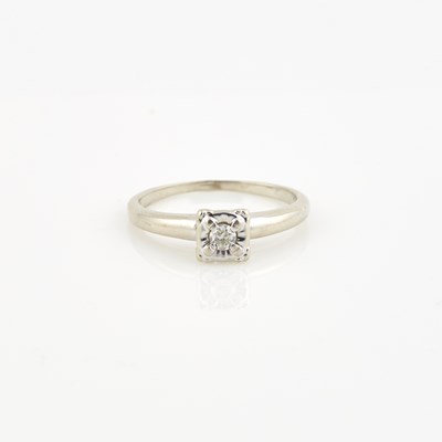 Lot 537 - Diamond Ring, 14K 1 dwt.