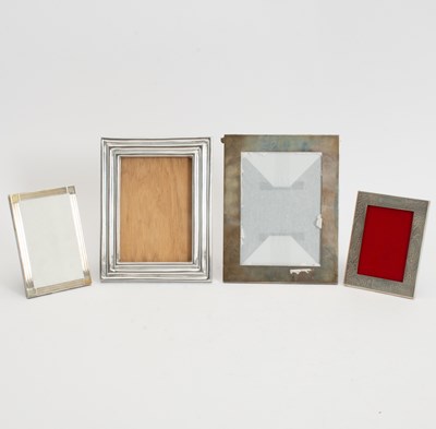 Lot 182 - Group of Four Sterling Silver Picture Frames