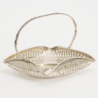 Lot 186 - Sterling Silver Reticulated Basket