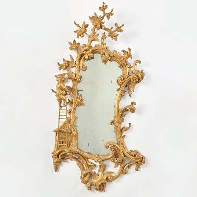 Lot 437 - George II Giltwood Mirror