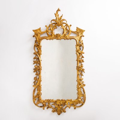 Lot 537 - George II Giltwood Mirror