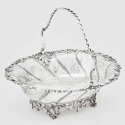 Lot 597 - George III Sterling Silver Cake Basket