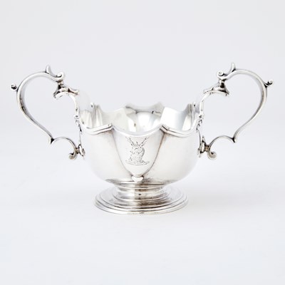 Lot 306 - George II Sterling Silver Double Lipped Sauceboat