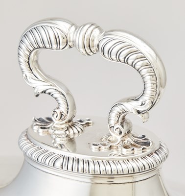 Lot 318 - Graduated Pair of George III Sterling Silver Meat Domes