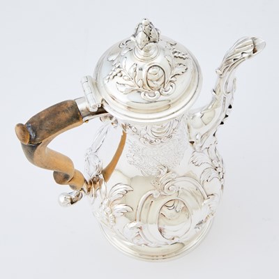 Lot 315 - George III Sterling Silver Coffee Pot