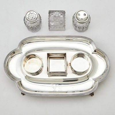 Lot 330 - George III Sterling Silver Inkstand