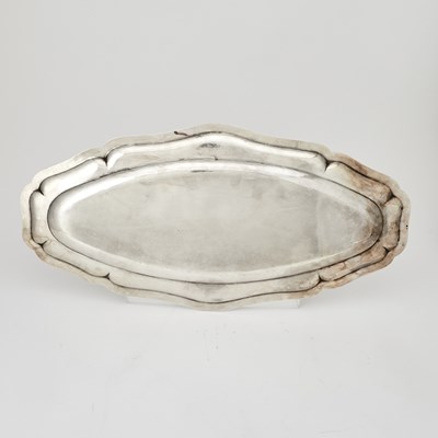 Lot 381 - French Silver Fish Platter