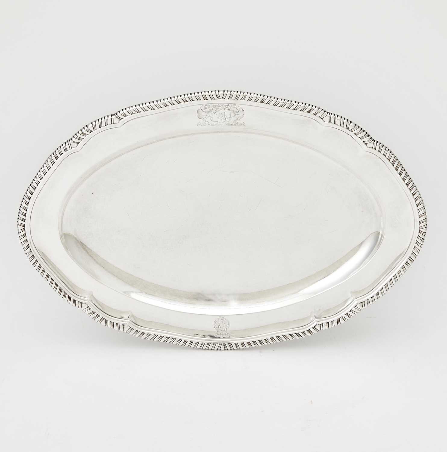 Lot 327 - George III Sterling Silver Meat Platter