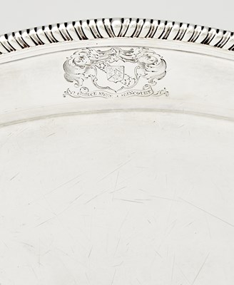 Lot 327 - George III Sterling Silver Meat Platter