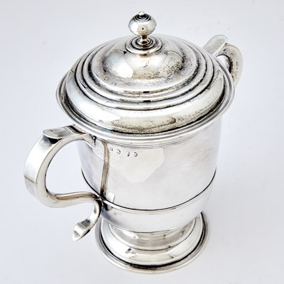 Lot 305 - George I Sterling Silver Covered Two Handled Cup