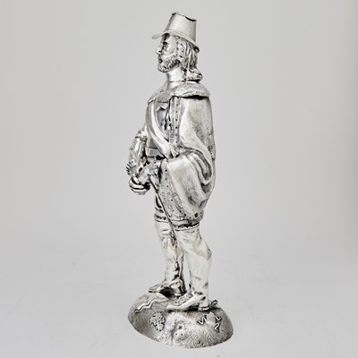 Lot 374 - Continental Silver Figural Decanter