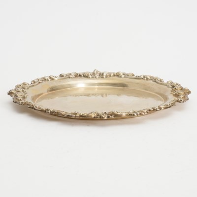 Lot 193 - Round Sterling Silver Tray