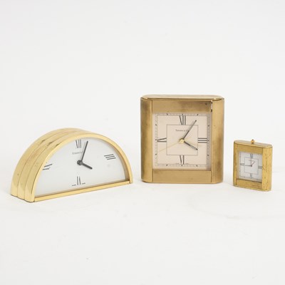 Lot 141 - Group of Three Tiffany & Co. Desk Clocks