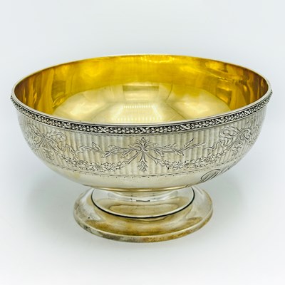 Lot 1133 - Black, Starr & Frost Sterling Silver Gilt Center Bowl