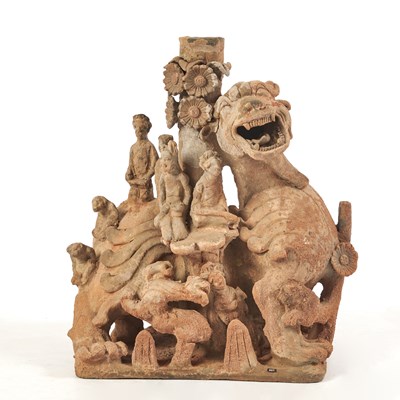 Lot 154 - A Rare Chinese Pottery Moneytree Base