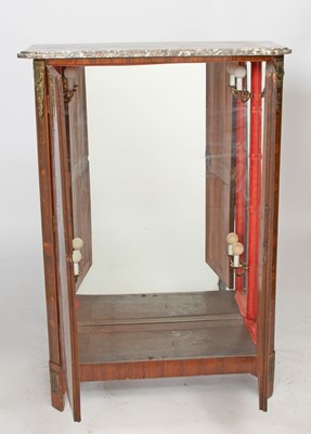 Lot 462 - Louis XVI Gilt-Bronze Mounted Kingwood, Amaranth and Fruitwood Marquetry Inlaid Armoire