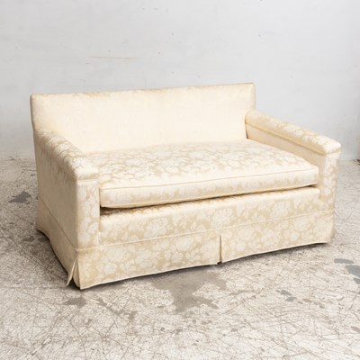 Lot 252 - Cream Upholstered Loveseat