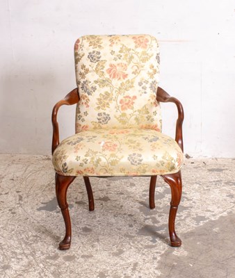 Lot 256 - George II Style Shepherd’s Crook Armchair