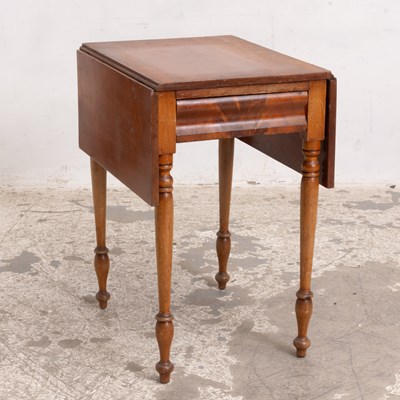 Lot 313 - Cherry Drop-Leaf Table