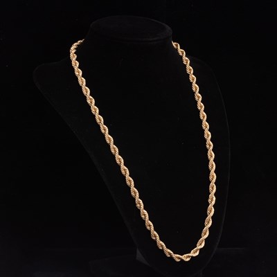 Lot 212 - 14KT Gold Twist Wire Necklace