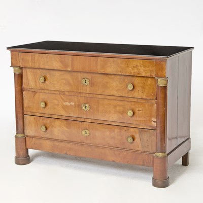 Lot 182 - Empire Mahogany Chest of Drawers