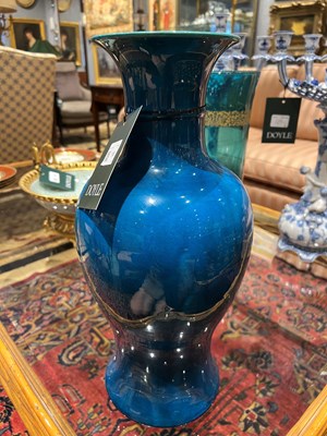Lot 110 - Chinese Crackle Glazed Porcelain Vase