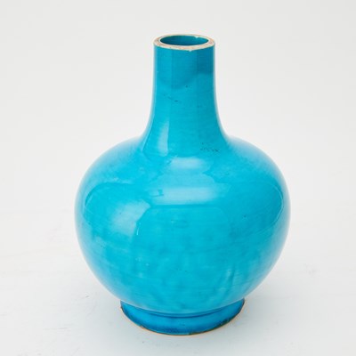 Lot 112 - Chinese Turquoise Glazed Porcelain Bottle Vase