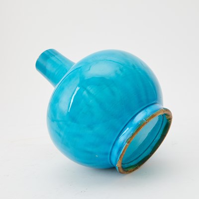 Lot 112 - Chinese Turquoise Glazed Porcelain Bottle Vase