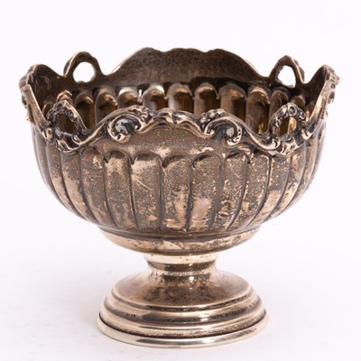 Lot 283 - Continental English Silver Footed Bowl