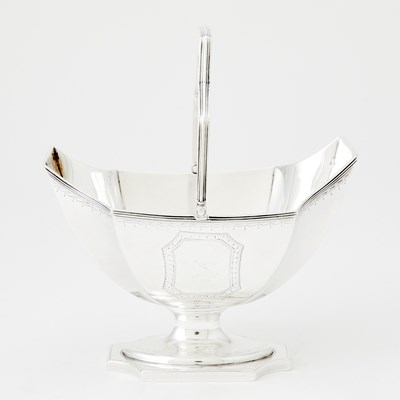Lot 3081 - George III Sterling Silver Sugar Basket