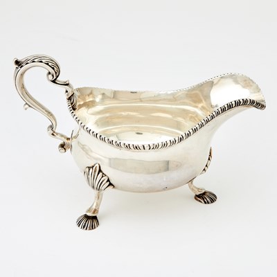 Lot 610 - George III Sterling Silver Sauceboat