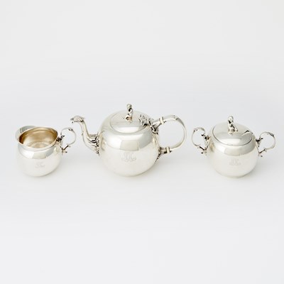 Lot 1136 - Tiffany & Co. Sterling Silver Individual Tea Service