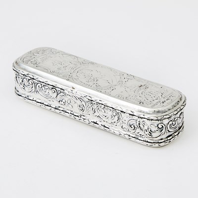 Lot 208 - Continental Silver Tobacco Box