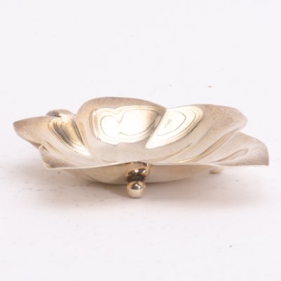 Lot 287 - Tiffany & Co. Sterling Leaf-Form Dish