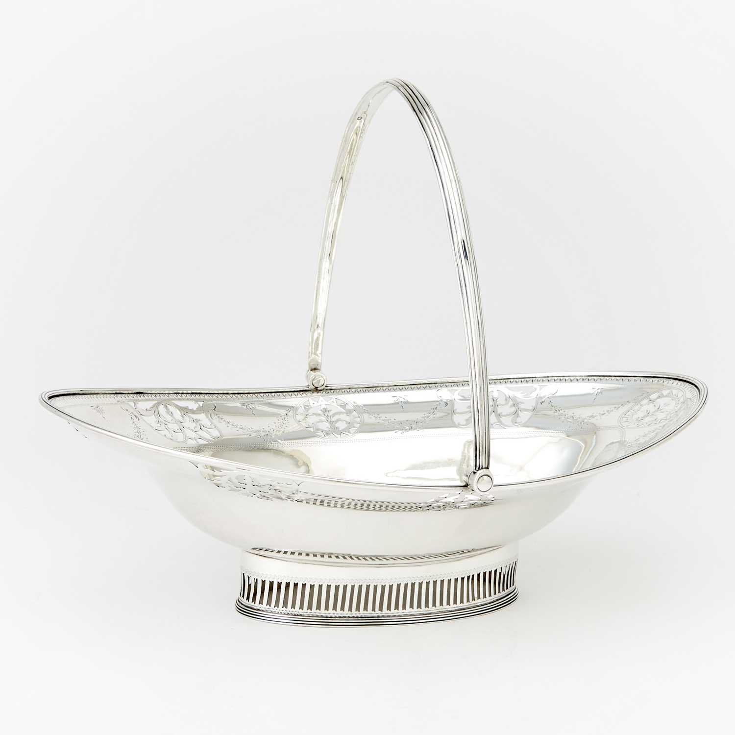 Lot 329 - George III Sterling Silver Cake Basket