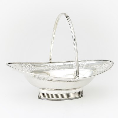 Lot 329 - George III Sterling Silver Cake Basket