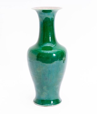 Lot 307 - Chinese Ceramic Green Vase