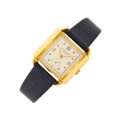 Lot 23 - Patek Philippe Gentleman's Gold Wristwatch, Ref. 2425