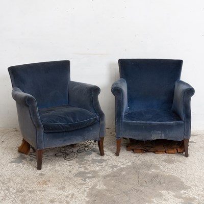 Lot 325 - Pair of Upholstered Armchairs