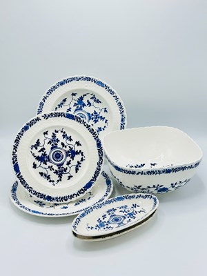 Lot 224 - Assembled Minton's Porcelain "Gower" Pattern Part Dinner Service