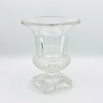 Lot 241 - Saint-Louis Cut Glass Footed Urn