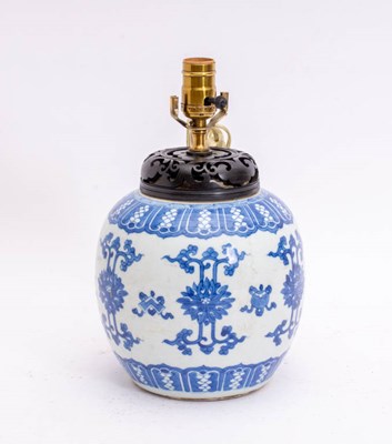 Lot 340 - Chinese Porcelain Ginger Jar