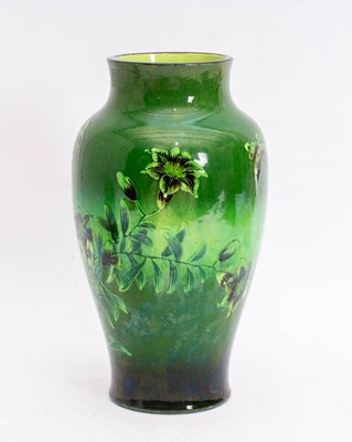 Lot 342 - Glazed Ceramic Paint Decorated Vase