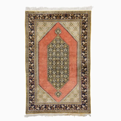 Lot 358 - Qum Silk Rug