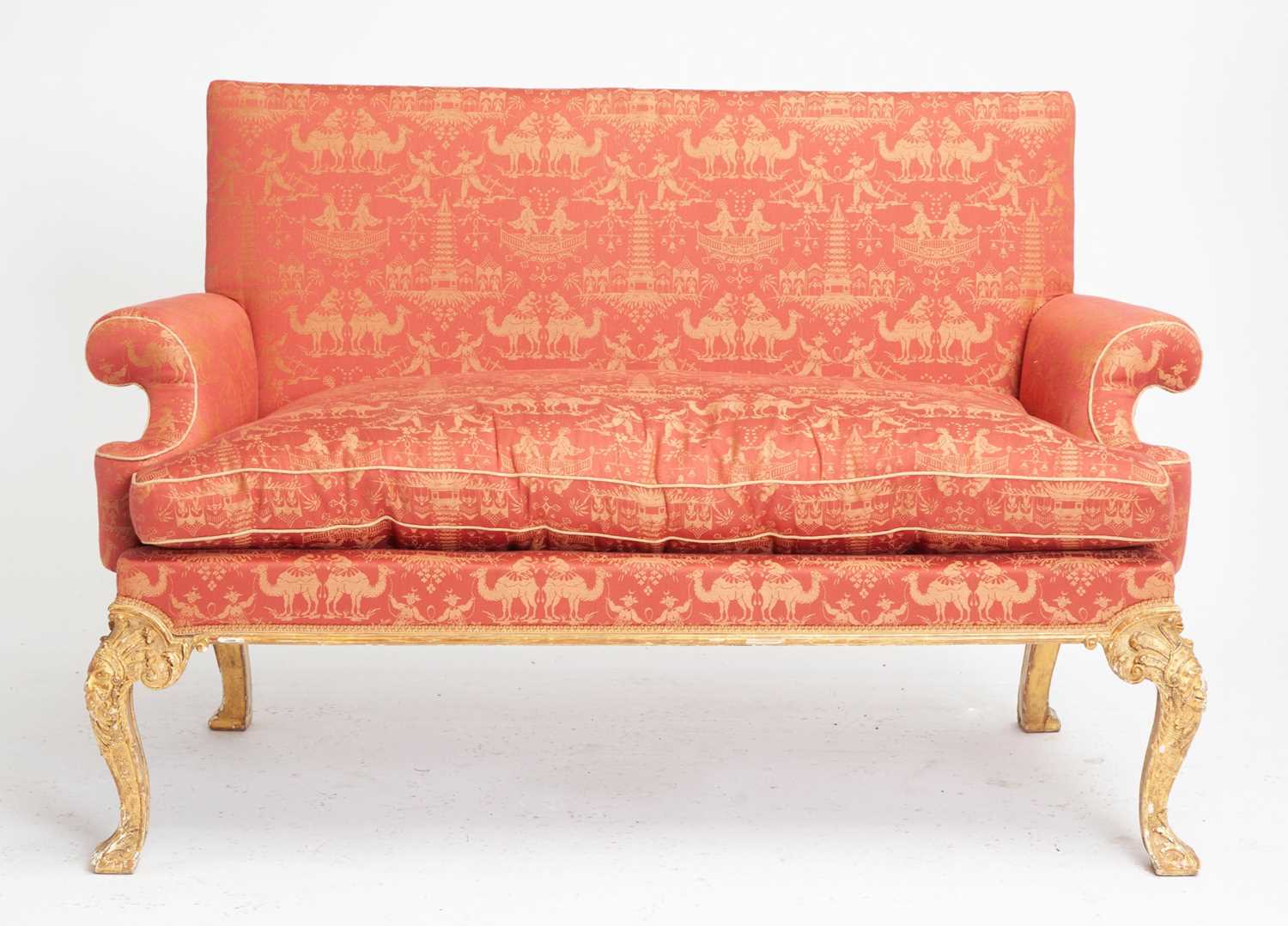 Lot 492 - George I Gilt-Gesso Settee